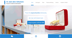 Desktop Screenshot of drschumann.de